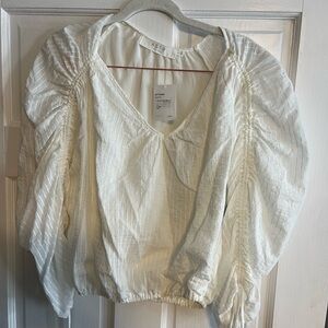 Small ASTR Lightweight, quarter-sleeve, blouse.